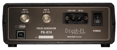 Генератор прямоугольных импульсов PG-874. Pulse generator PG-874