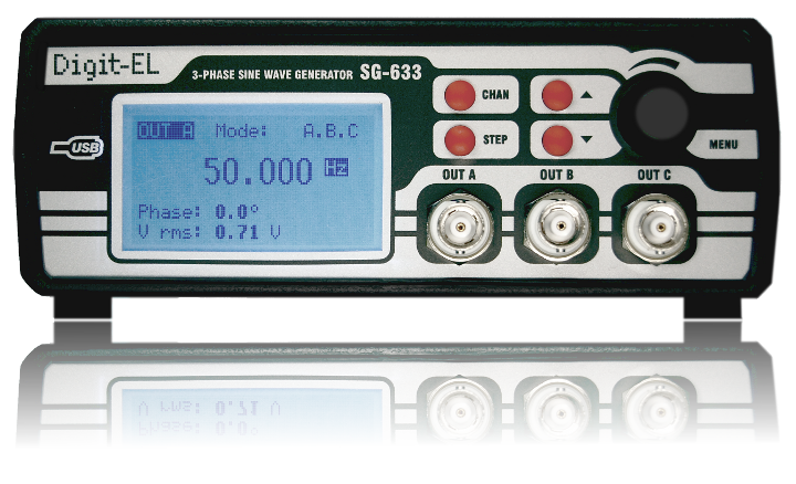 Трехфазный генератор синусоидального сигнала SG-633